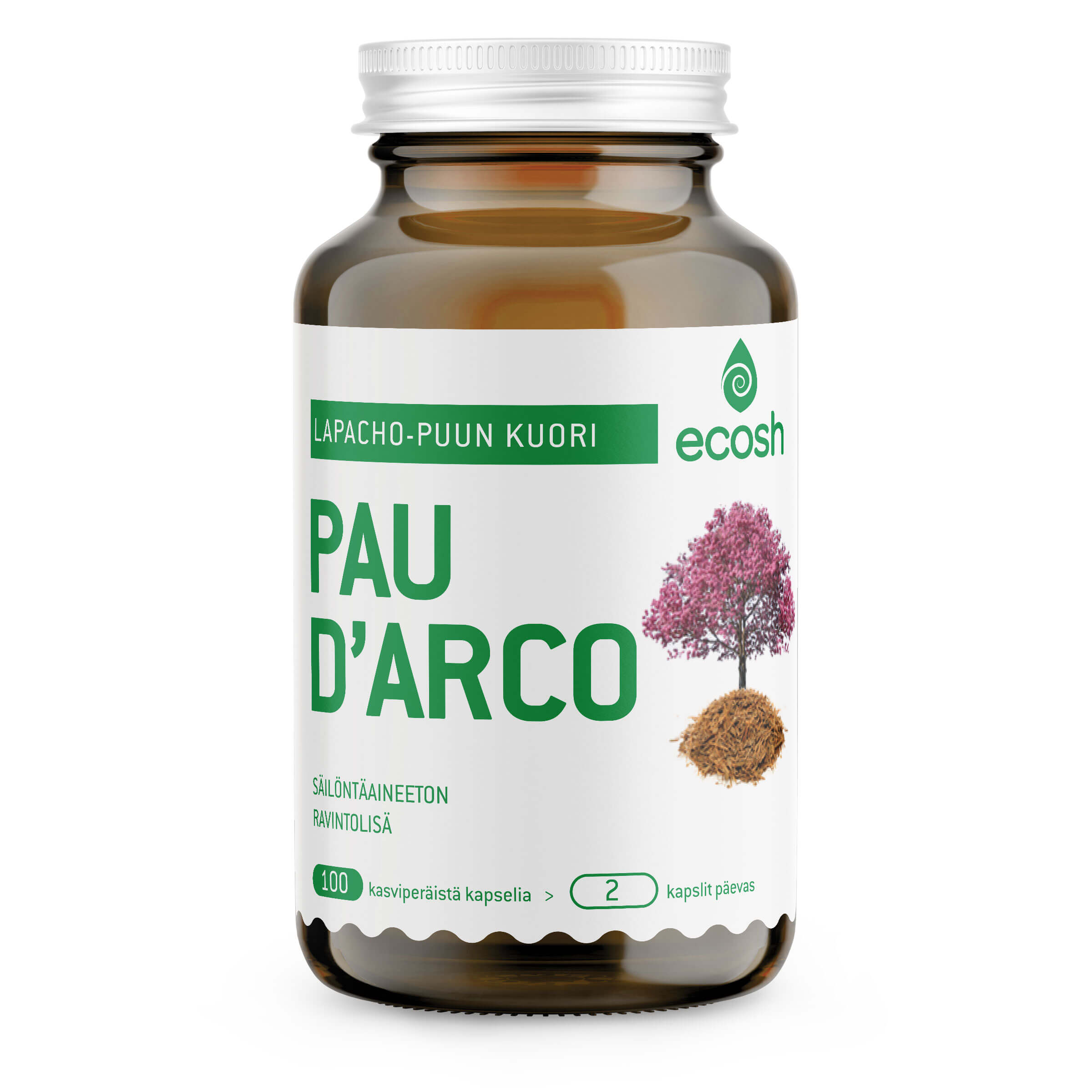 PAU D’ARCO eli lapacho-puun kuoren kapselit