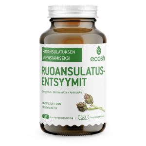 RUOANSULATUSENTSYYMIT entsyymit + bromelaiini + artisokka