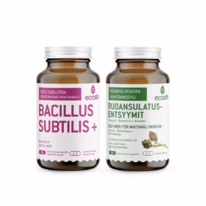Vatsan joulurauha tuotepaketti: BACILLUS SUBTILIS + RUOANSULATUSENTSYYMIT
