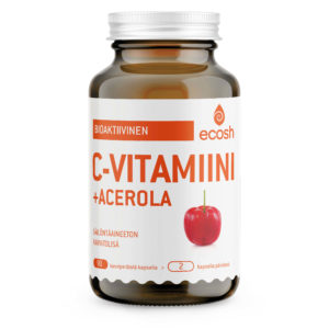C-VITAMIINI + ACEROLA – Bioaktiivinen